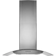 Coifa Cadence Parede Gourmet Vidro Inox 90cm 220V CFA391