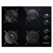 Cooktop Brastemp Ative 4 Bocas Vidro Preto Chama Rápida Bivolt